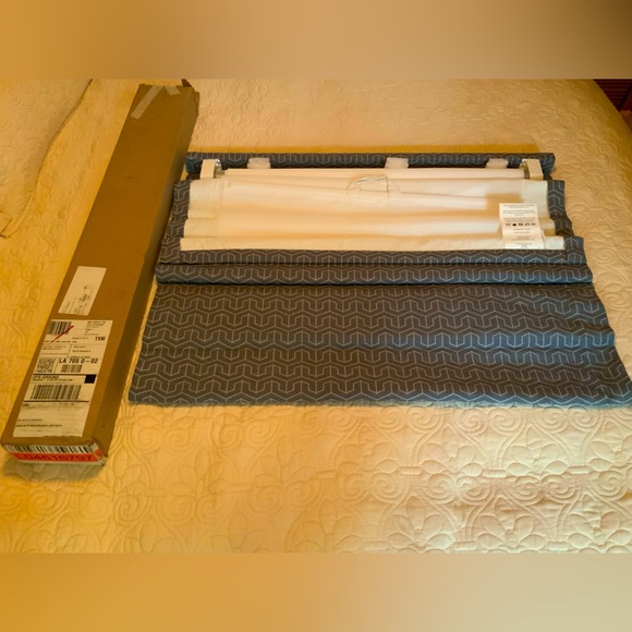 1 ROMAN CLOTH SHADES POTTERY BARN